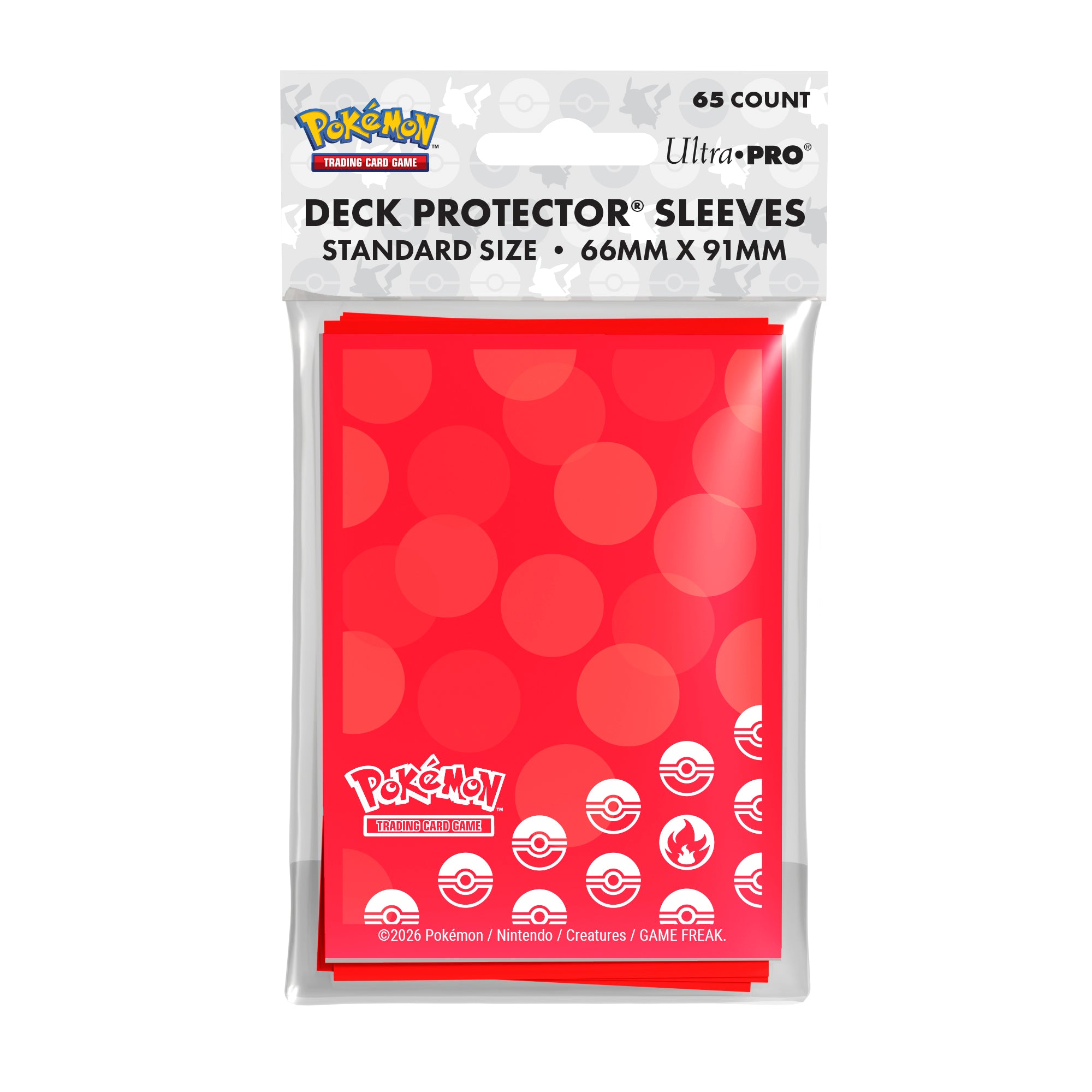 DECK PROTECTOR SLEEVES - POKEMON - 65PZ