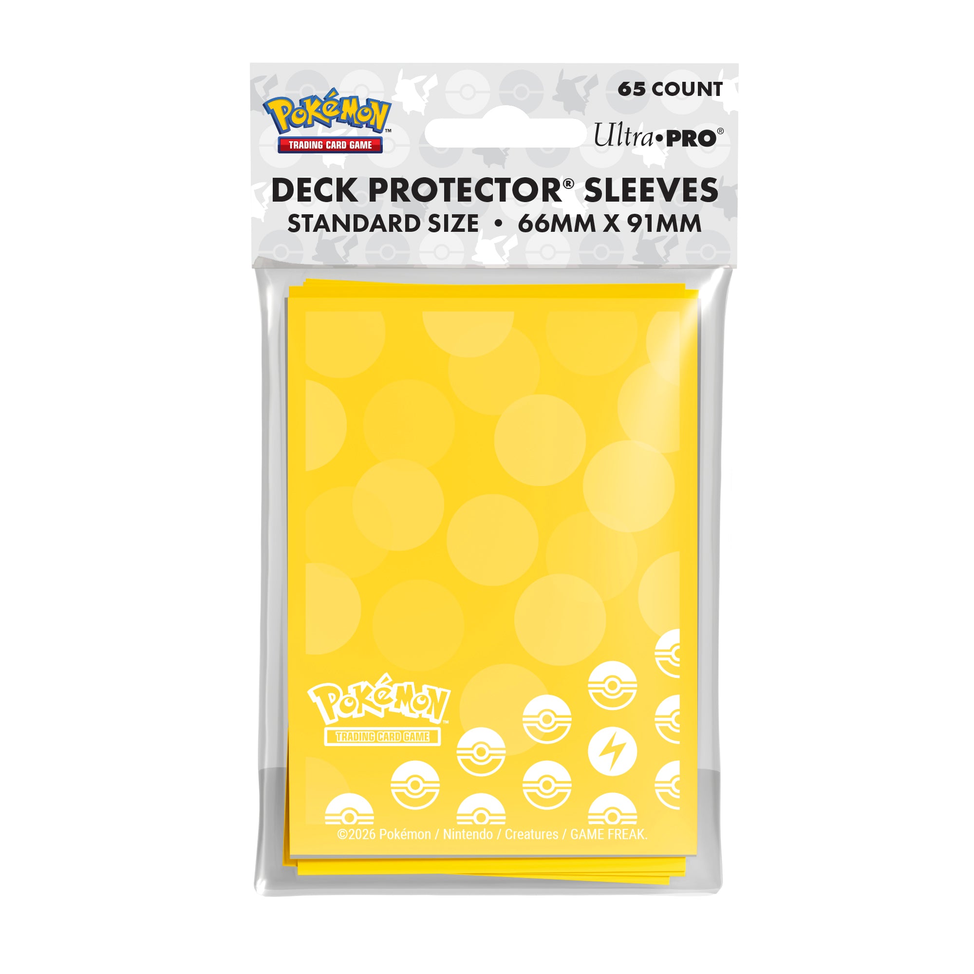 DECK PROTECTOR SLEEVES - POKEMON - 65PZ