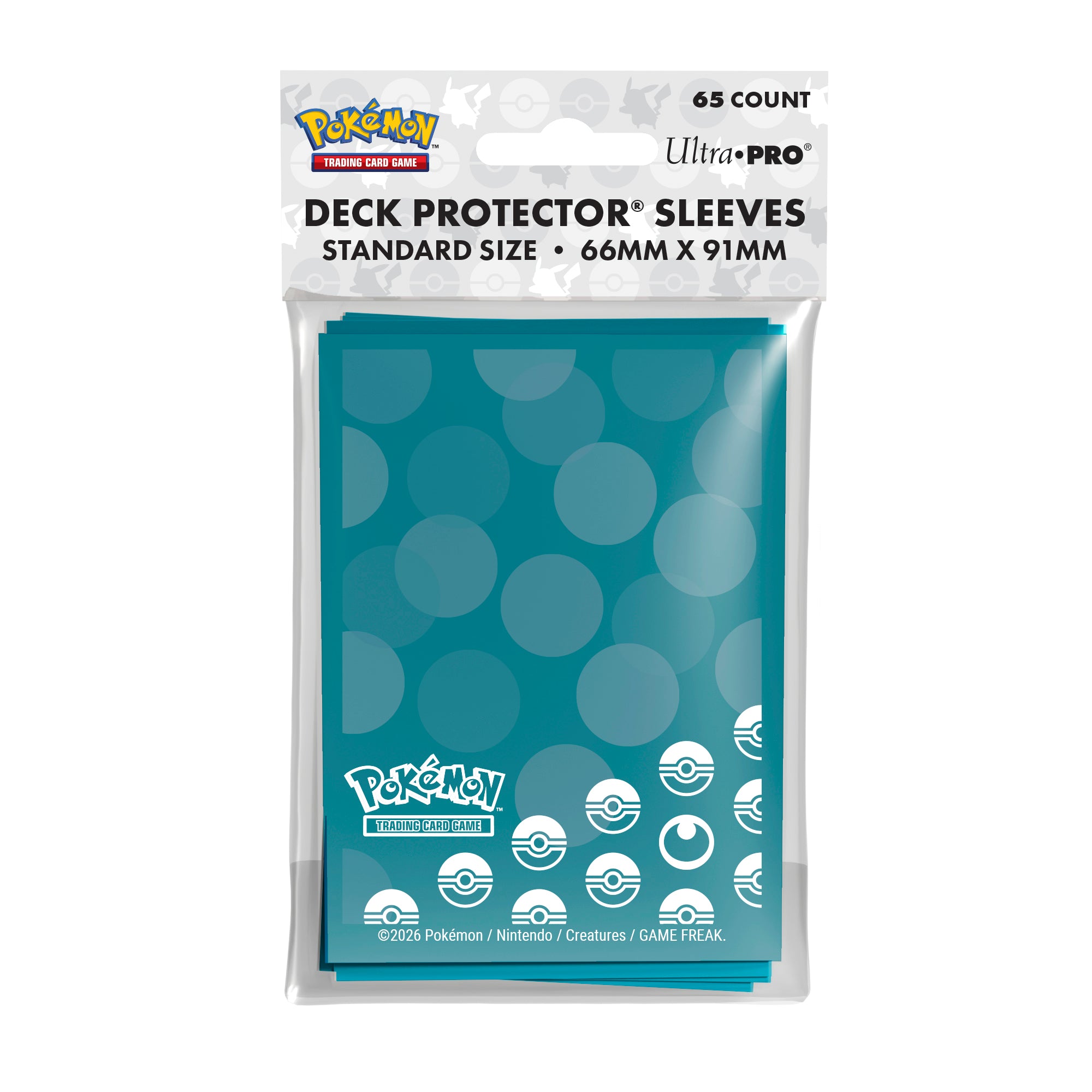 DECK PROTECTOR SLEEVES - POKEMON - 65PZ