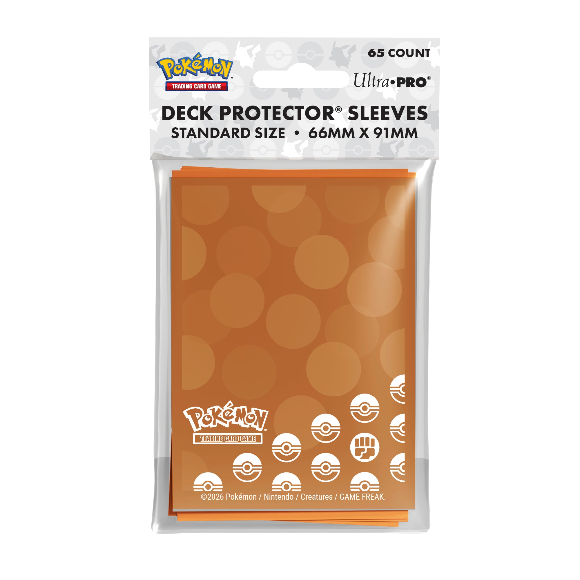 DECK PROTECTOR SLEEVES - POKEMON - 65PZ