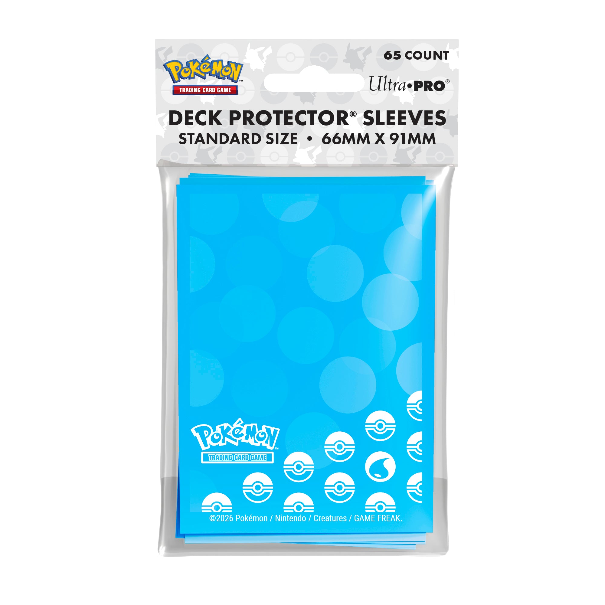DECK PROTECTOR SLEEVES - POKEMON - 65PZ
