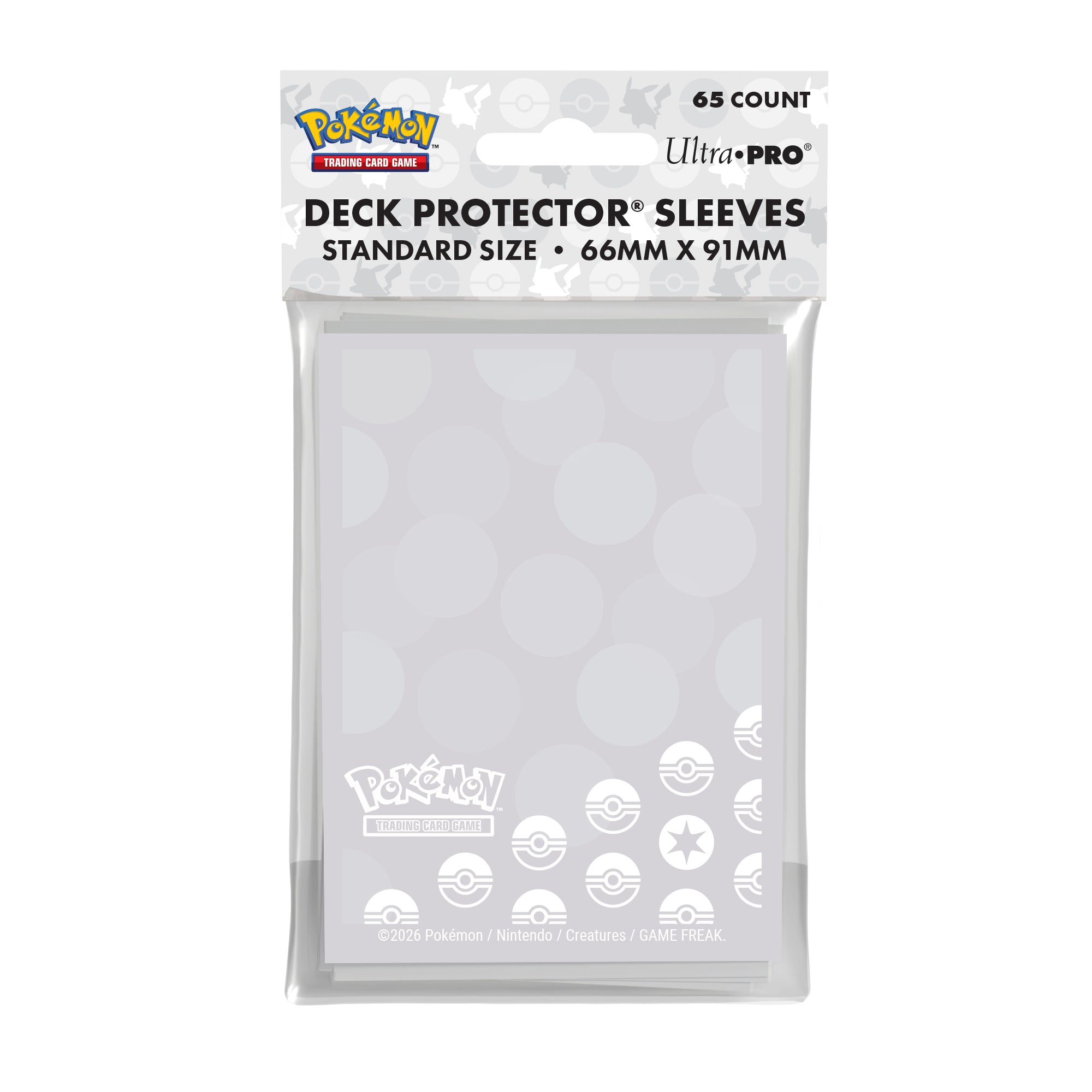 DECK PROTECTOR SLEEVES - POKEMON - 65PZ