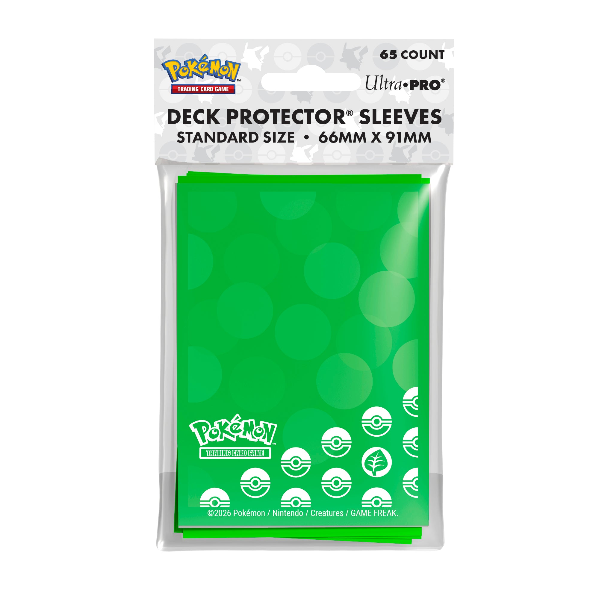 DECK PROTECTOR SLEEVES - POKEMON - 65PZ
