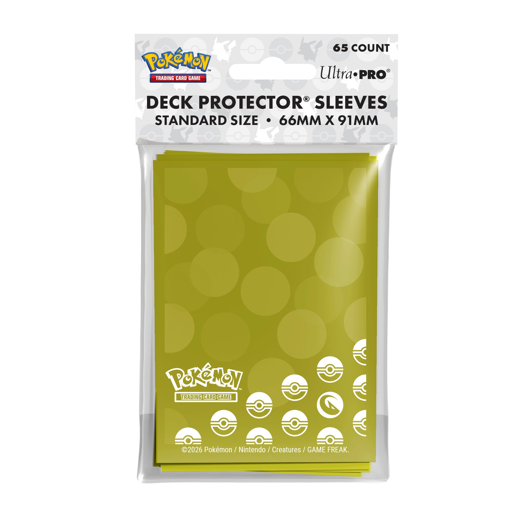 DECK PROTECTOR SLEEVES - POKEMON - 65PZ