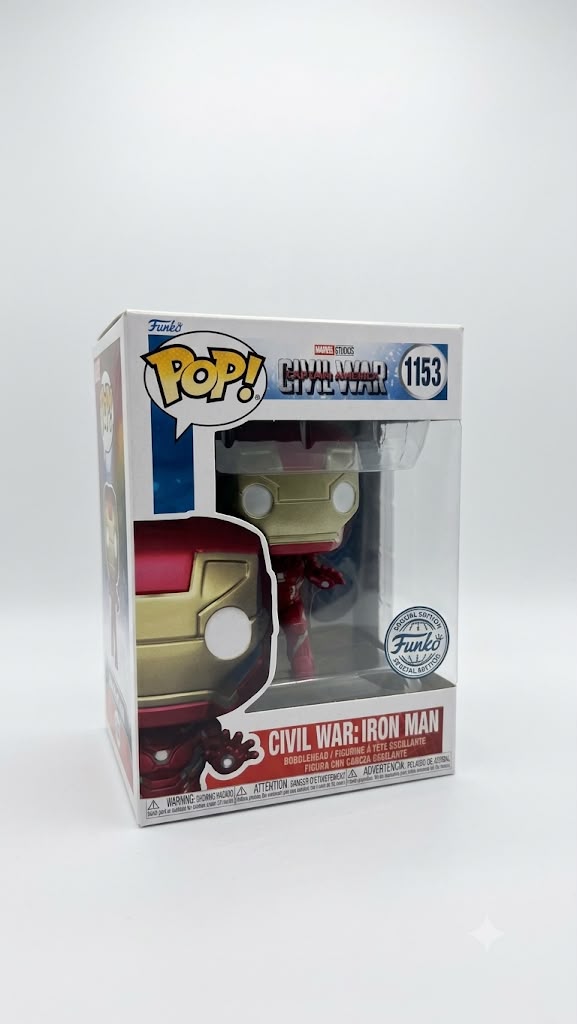Pop!: Civil War Captain America - Iron Man