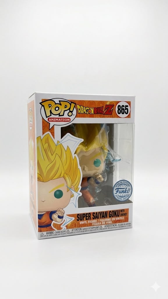 Pop! Animation: Dragonball Z - Super Sayan Goku with Energy 865
