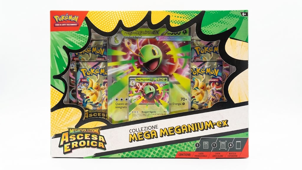 POKEMON COLLEZIONE MEGA MEGANIUM-EX - ASCESA EROICA (ITA)
