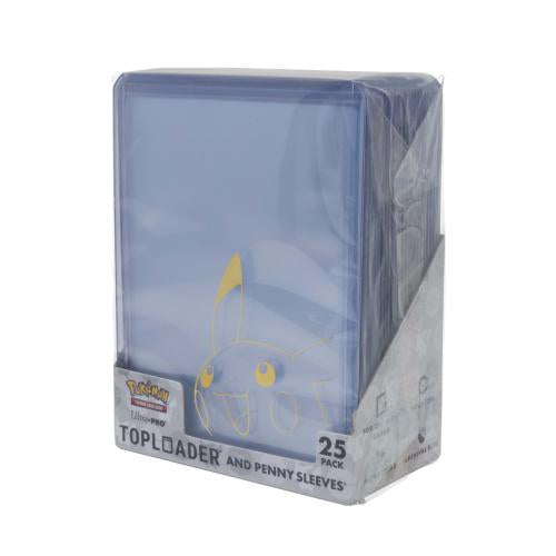 TOPLOADER AND PENNY SLEEVES COMBO PACK - POKEMON PIKACHU -25 PZ - ULTRA-PRO
