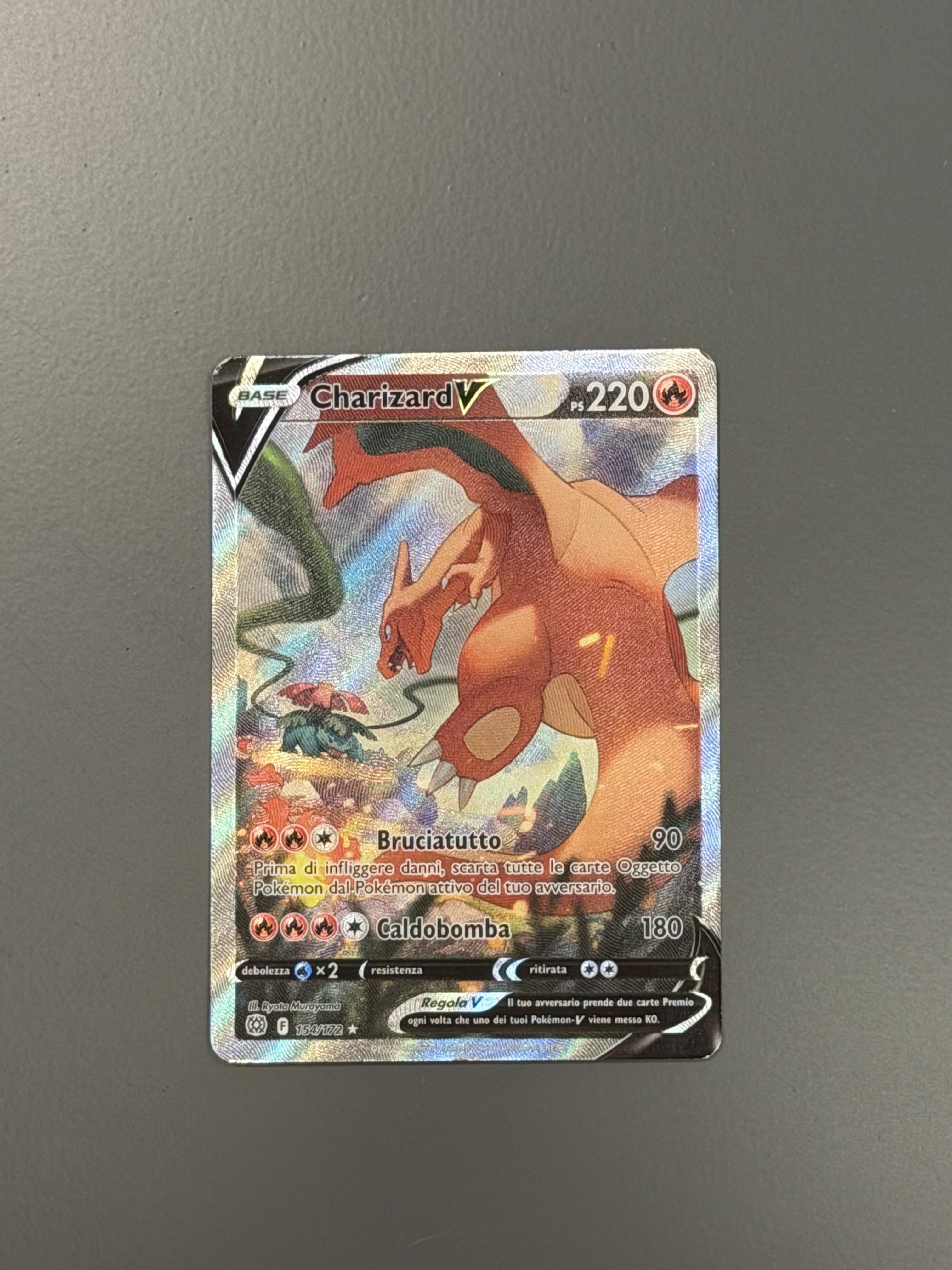 Pokemon TCG CHARIZARD V ASTRI LUCENTI 154/172 - 2021 ITA