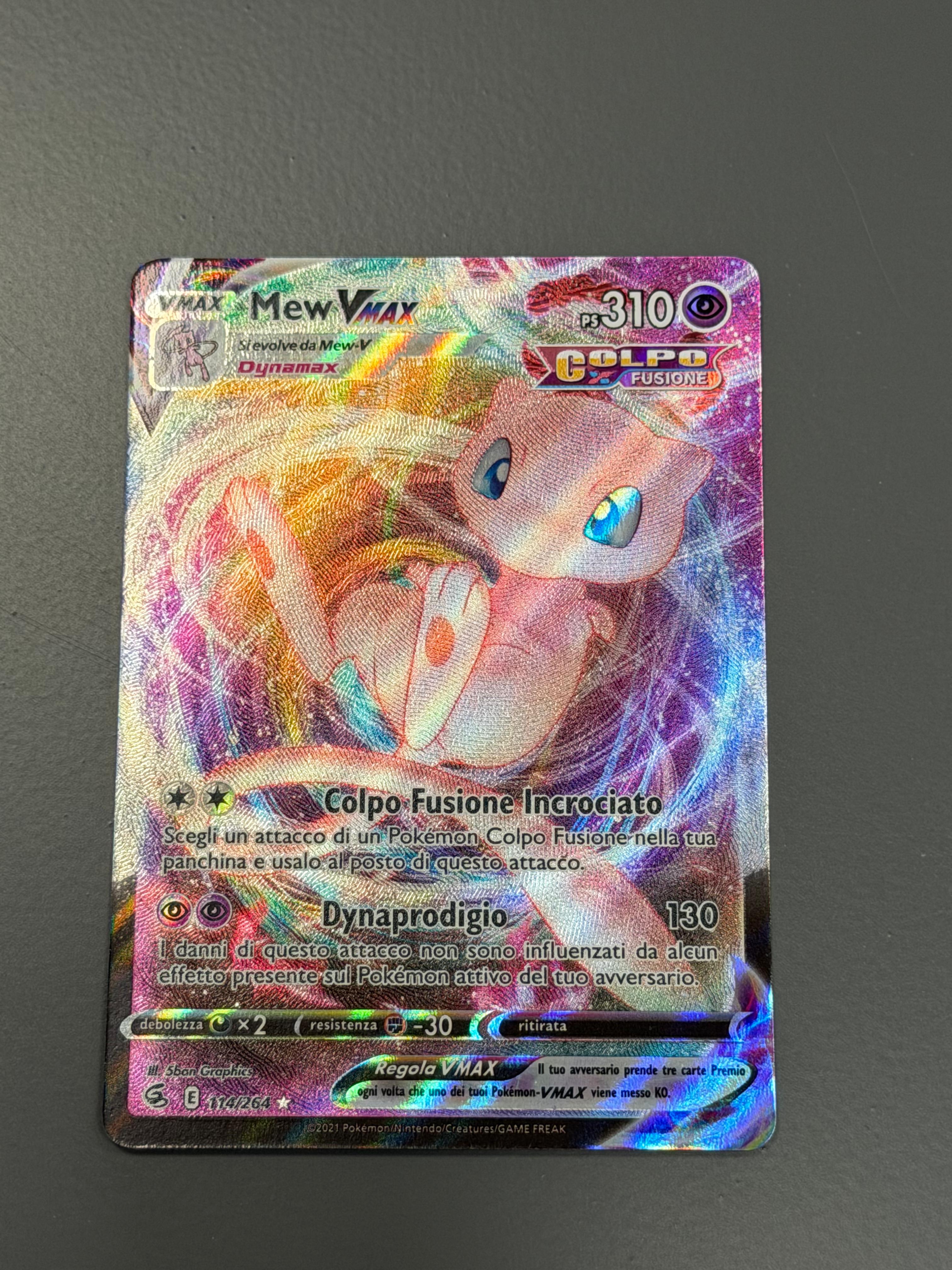 MEW VMAX - 114/264 – COLPO FUSIONE – ITA – POKEMON