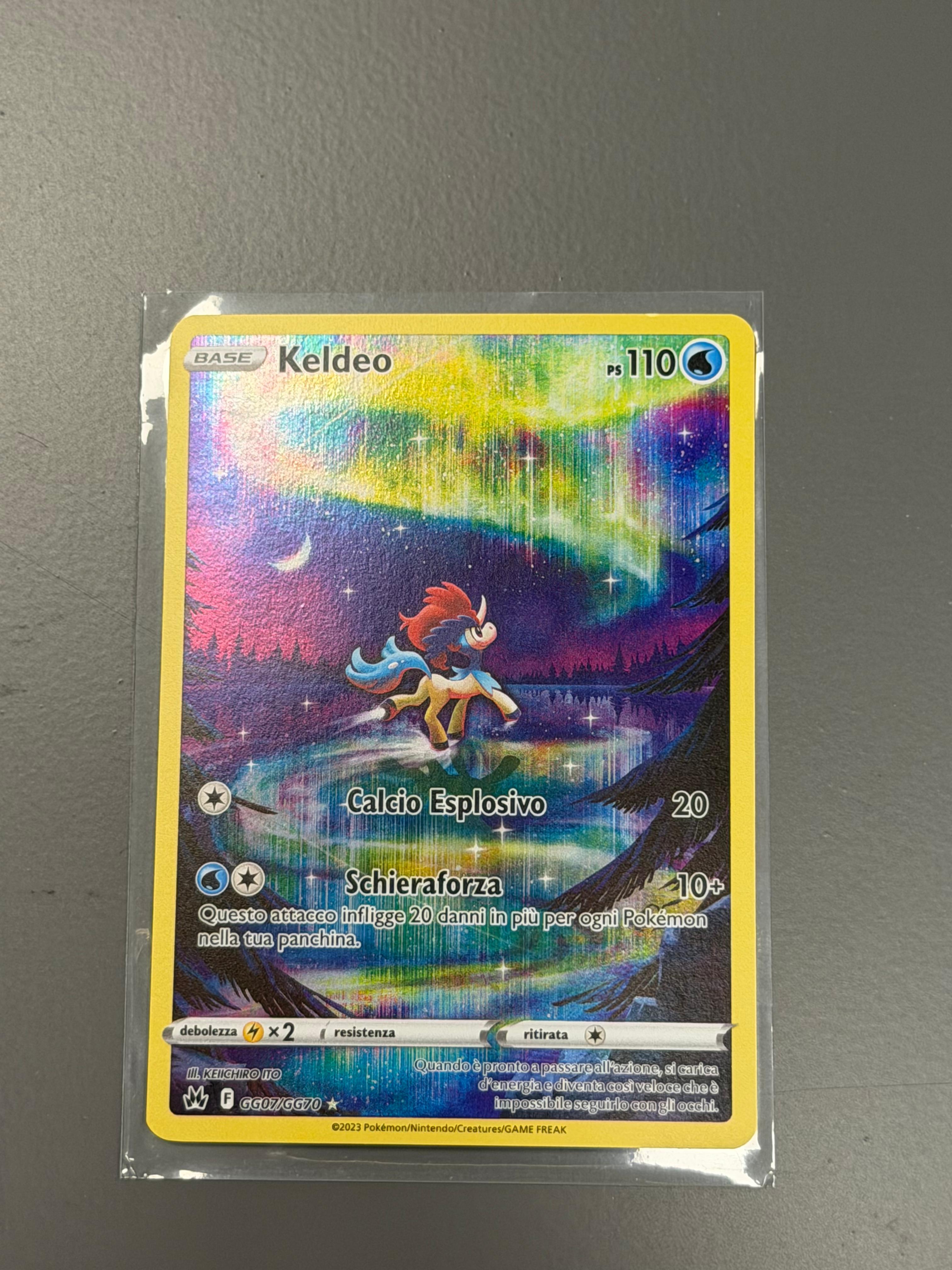 Pokemon Keldeo GG07/GG70 | Zenit Regale CRZ Italiano | Near Mint