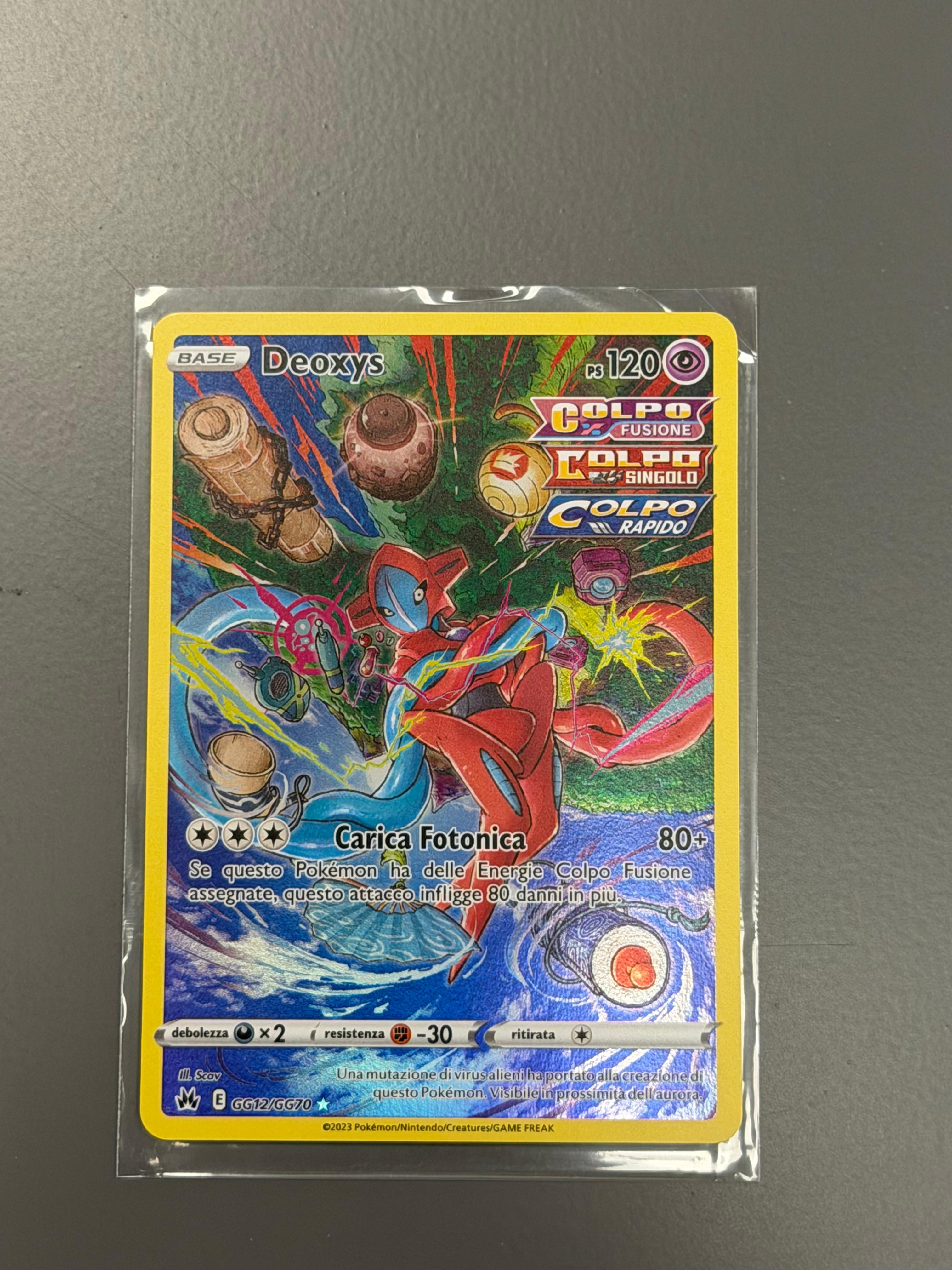 Deoxys GG12/GG70 CRZ - Alternative - ITA Pokemon Zenit Regale