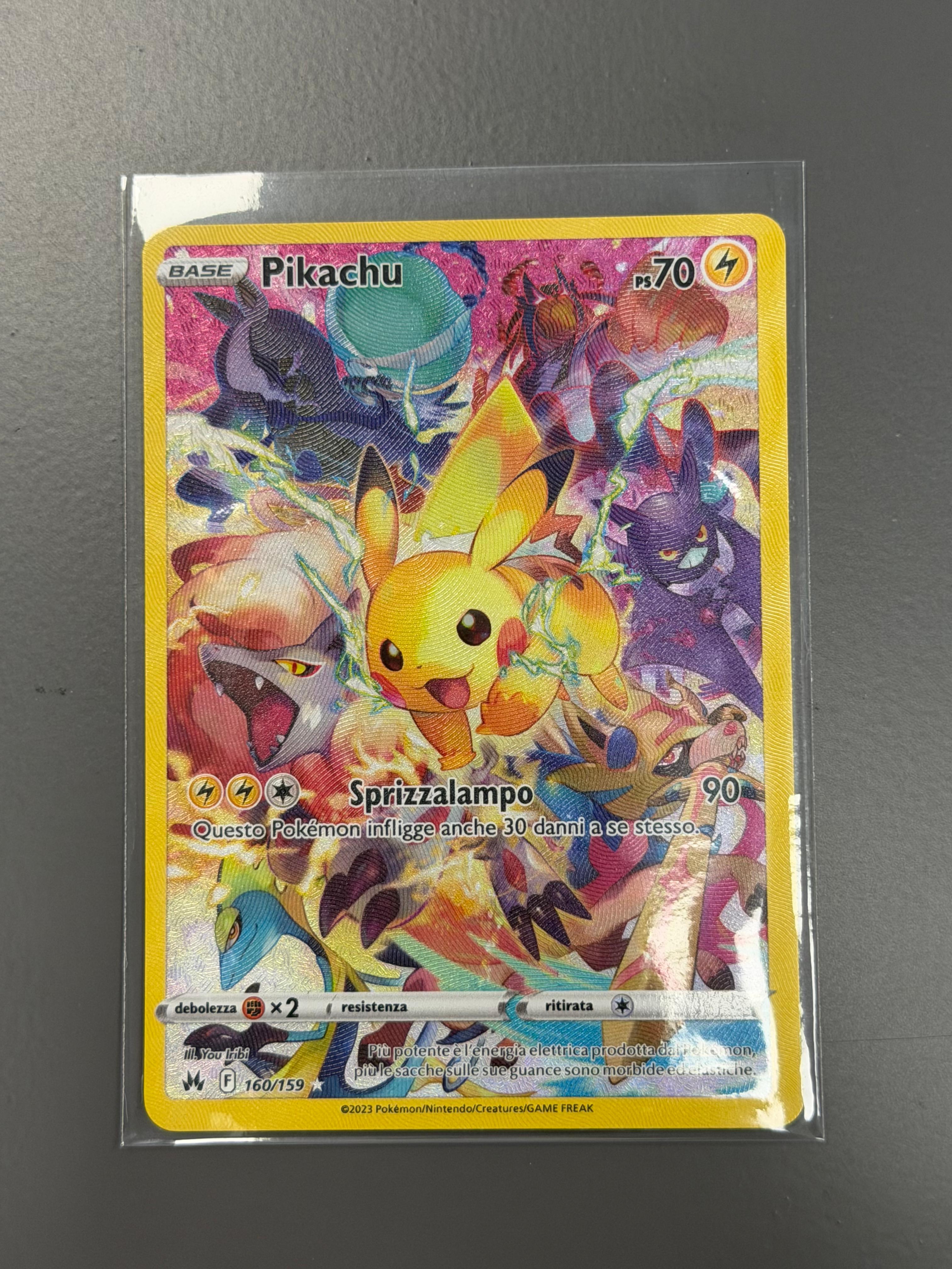 POKEMON PIKACHU ART RARE ZENIT REGALE 160/159 -MINT/ NEAR MINT -