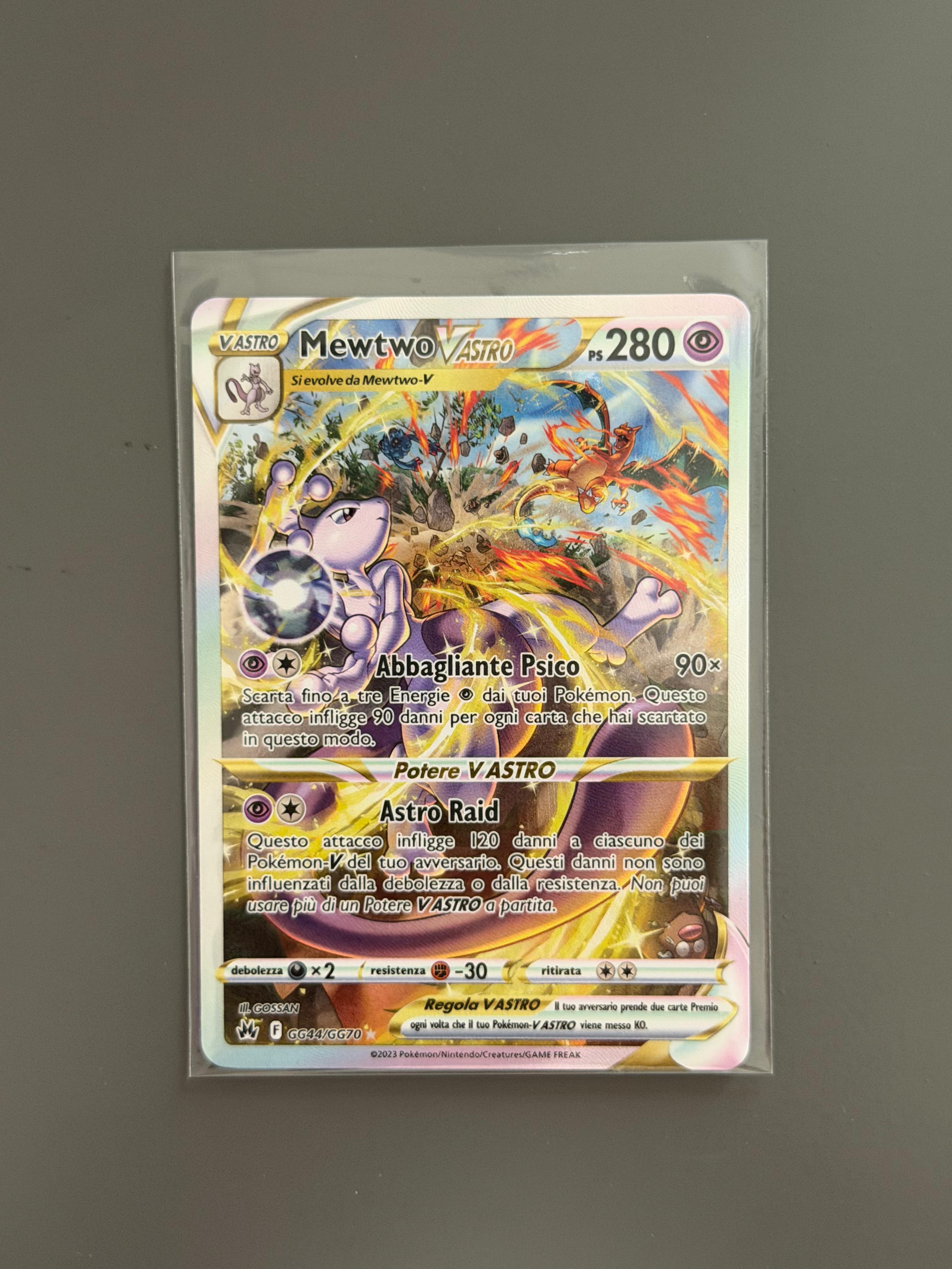 Pokemon  Mewtwo V Astro GG44/GG70 Zenit Regale - Ita Near Mint