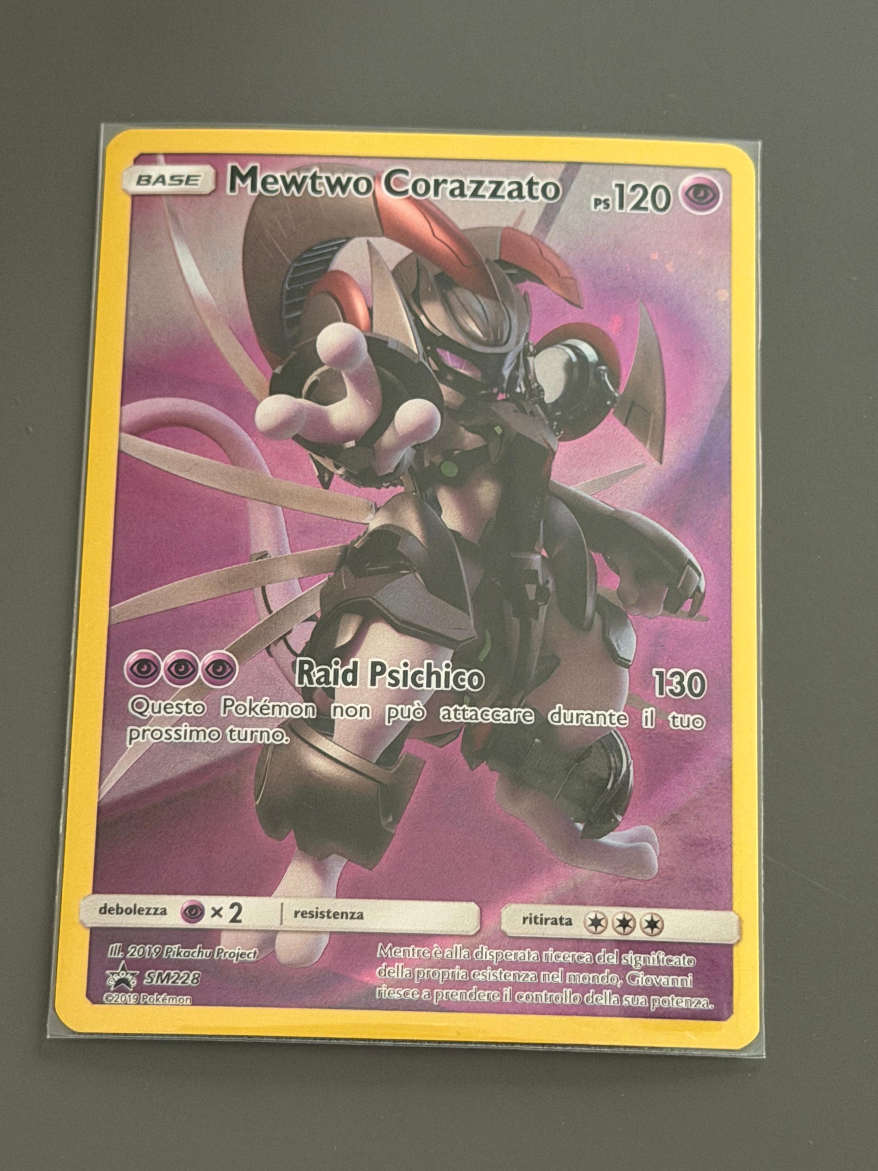 Mewtwo Corazzato SM228 - Promo Black Star - Italiano - NM