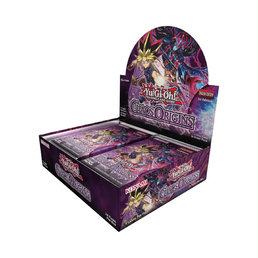 YU-GI-OH BOX 24 BUSTINE - CHAOS ORIGINS 1ST EDITION (ENG)