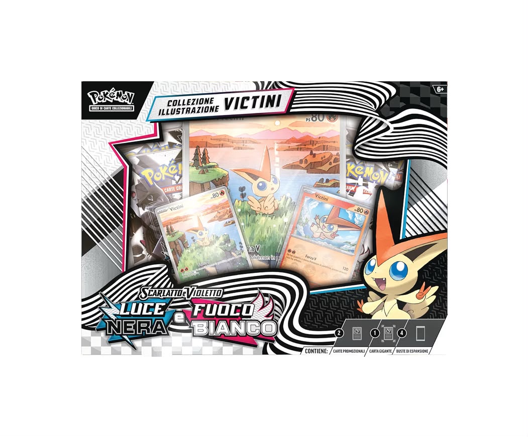 Collezione Illustrazione Victini - Luce Nera e Fuoco Bianco (ITA)