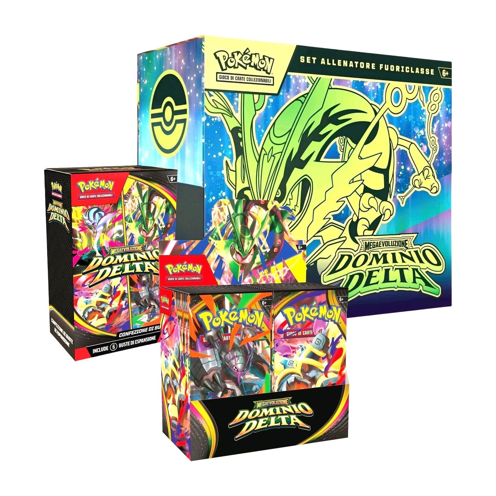 Pokémon Kit Dominio Delta: Set Allenatore + Display 36 + Bundle 6 Bustine (ITA)